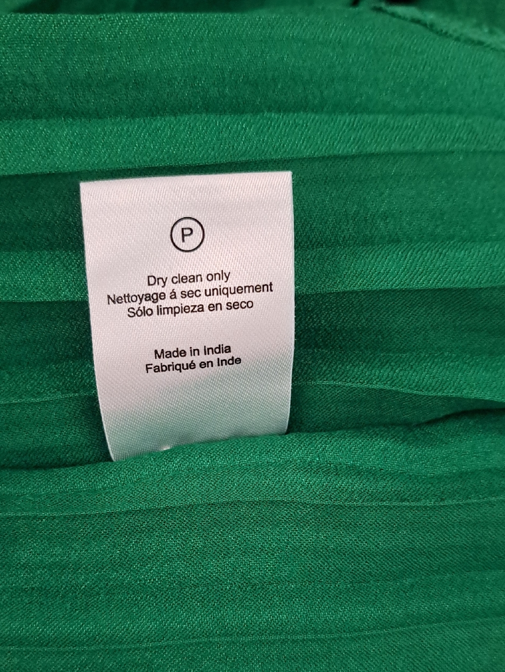 GUAPA Mini Dress  Green  Metallic One-Shoulder Pleated Skirt - Picture 11 of 12